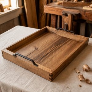 Upstate Reclaimed Oak Artisan Serving Tray