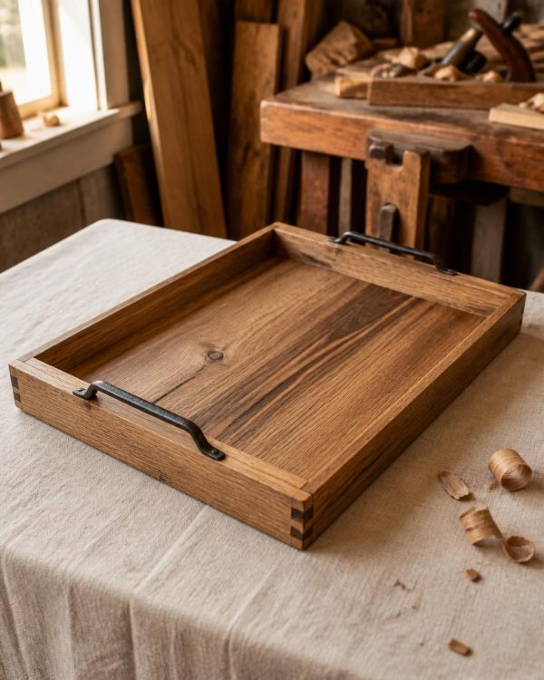 Upstate Reclaimed Oak Artisan Serving Tray